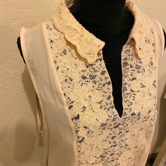 Free People creamy white Lacey top - Picture 3 of 11